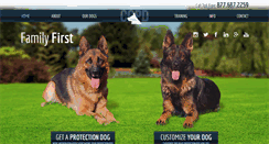 Desktop Screenshot of ccprotectiondogs.com